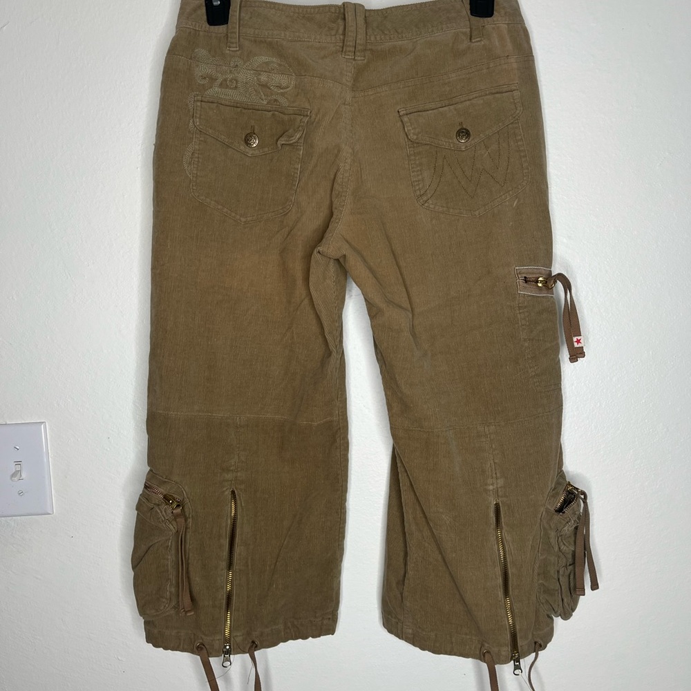 Vintage LA wide leg corduroy capris - Picture 4 of 9